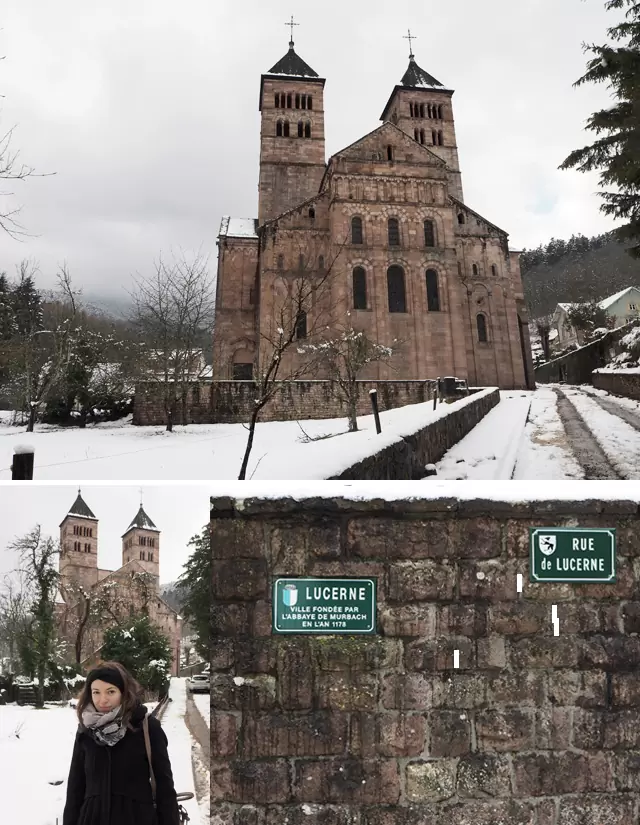 Murbach: balade autour de l'abbatiale