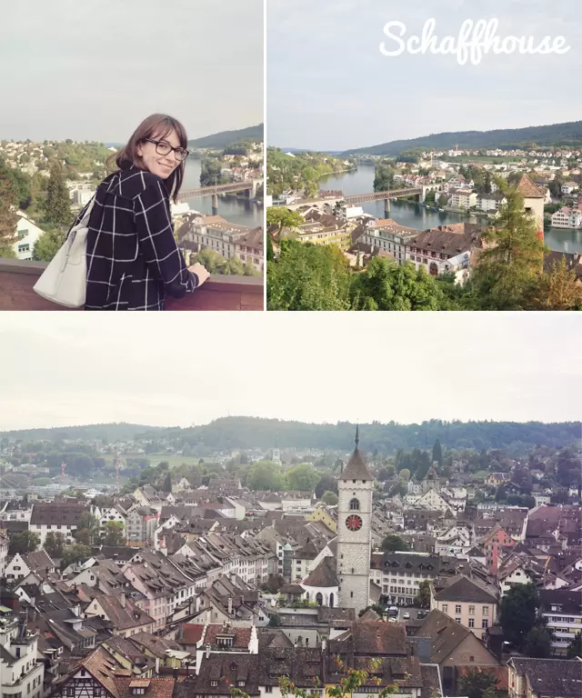 Schaffhouse: vue depuis le fort Munot - Escapade en Suisse sur le blog voyage Yapaslefeuaulac.ch