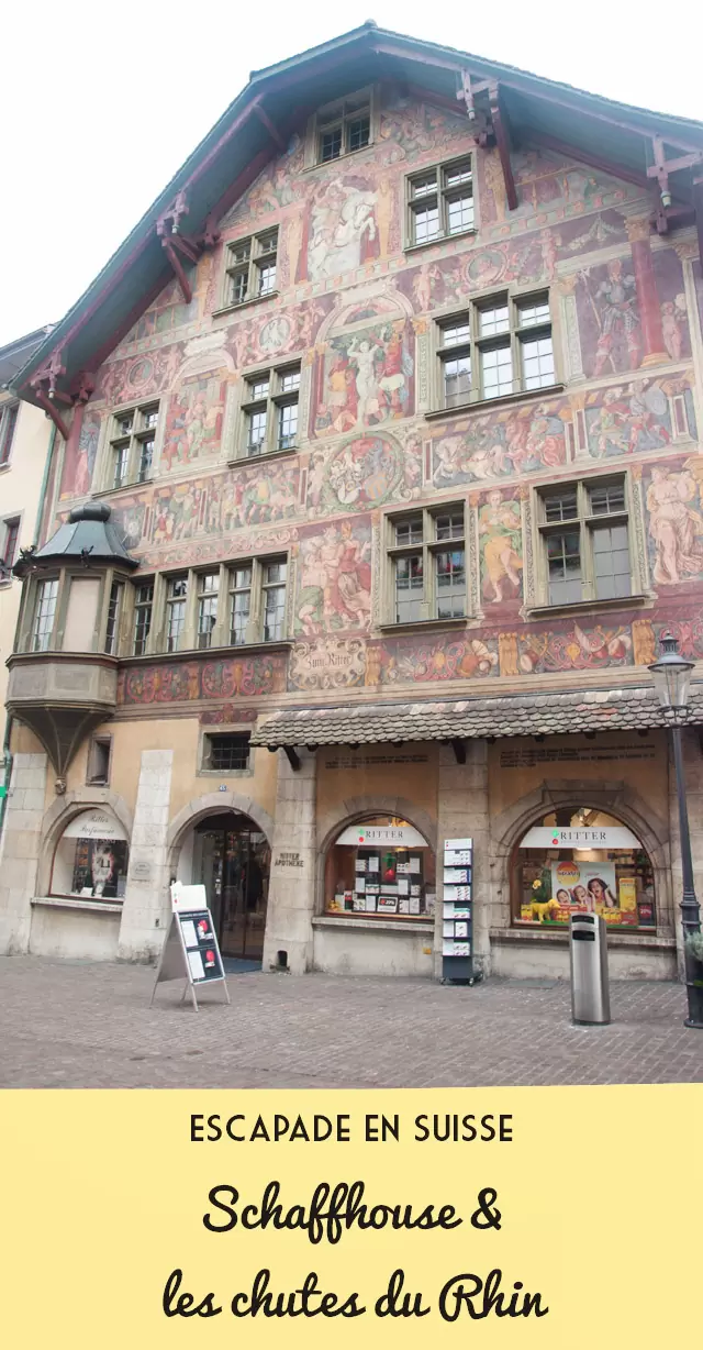 Voyage en suisse à Schaffhouse blog yapaslefeuaulac