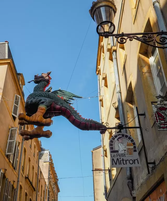 Que voir à Metz en Lorraine: le graoully