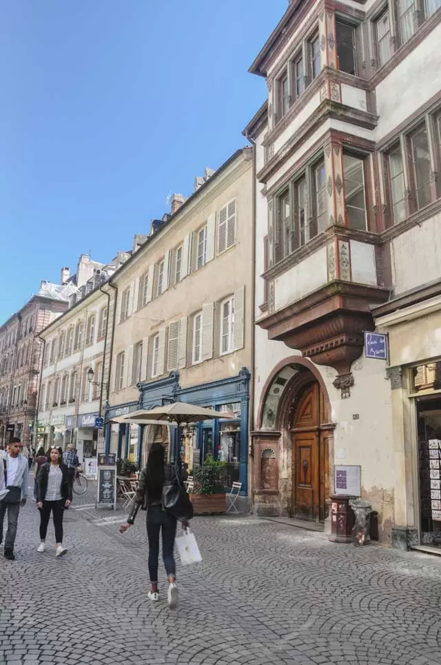 Dans les rues de Strasbourg