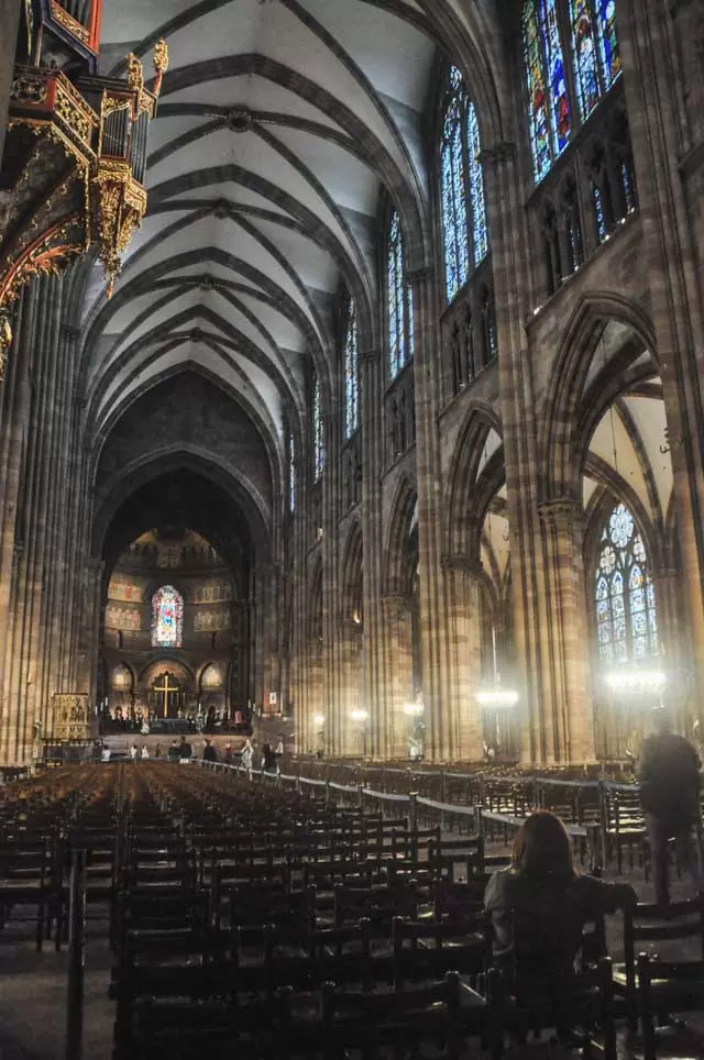Cathédrale de Strasbourg: l'intérieur