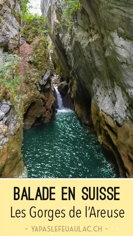 Décor féerique, ponts en pierre et tunnels dans la roche. Balade dans les gorges de l'Areuse