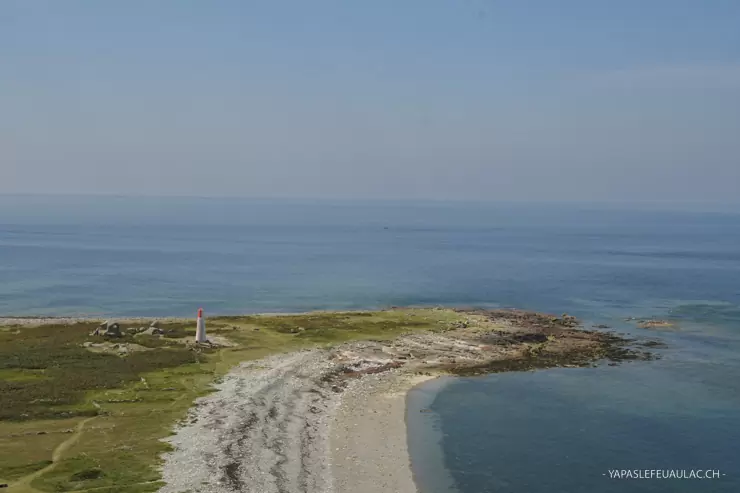 La vue sur l'océan du haut du phare est impressionnante