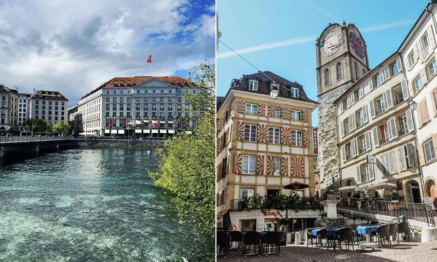 5 villes suisses à visiter en Suisse francophone: Genève, Neuchâtel, Lausanne...