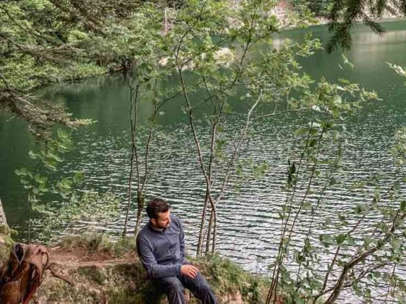 balade-vosges-lac-perches-15 Pause pique nique au lac des perches